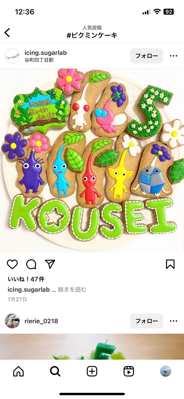 10/16　 千代田久美子様　ピクミン