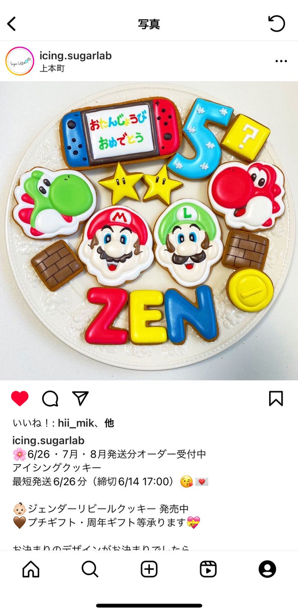 9/4　西野裕子様　マリオ