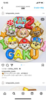 5/22　 國方渚様　パウパトロールとアンパンマン