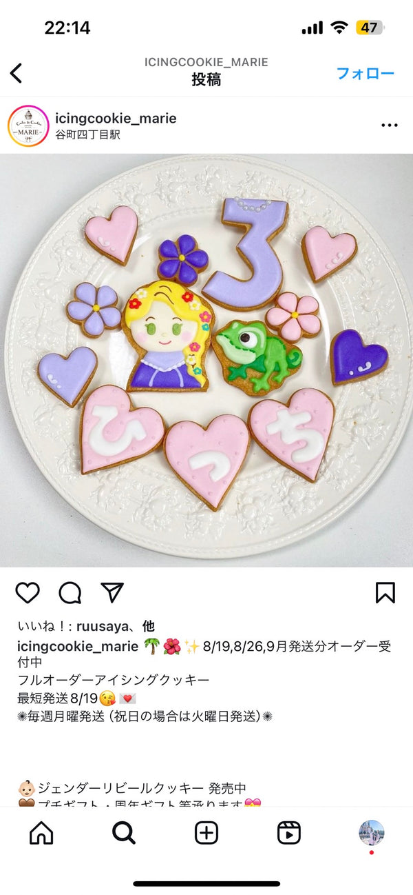 9/30☆　加藤ゆめの様　プリンセス