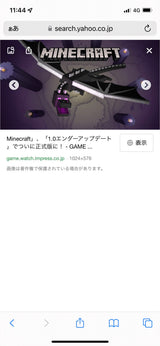 11/21 野田えりこ様　マインクラフト