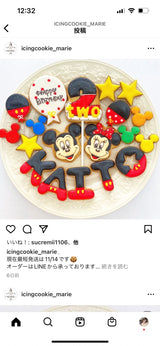 12/19　吉澤風花様　ミッキー、ミニー