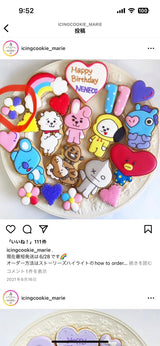 4/17　神里　伶奈様　BT21とミッフィー