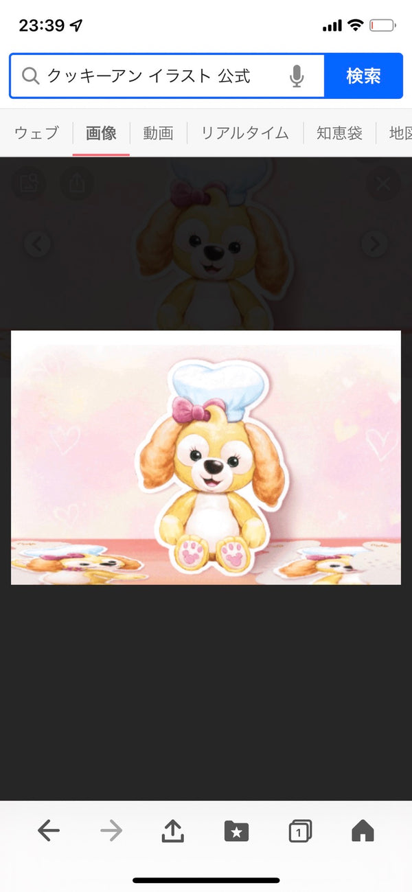 1/23 金井　睦美様　ダッフィフレンズ