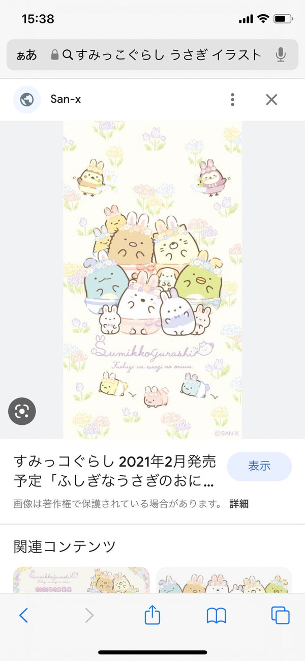 1/16 谷口結菜様　すみっこぐらし