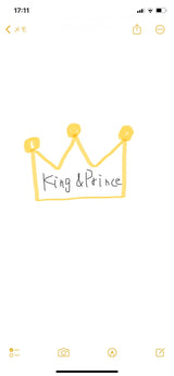 5/15　 佐々木京子様　King & Princeの衣装